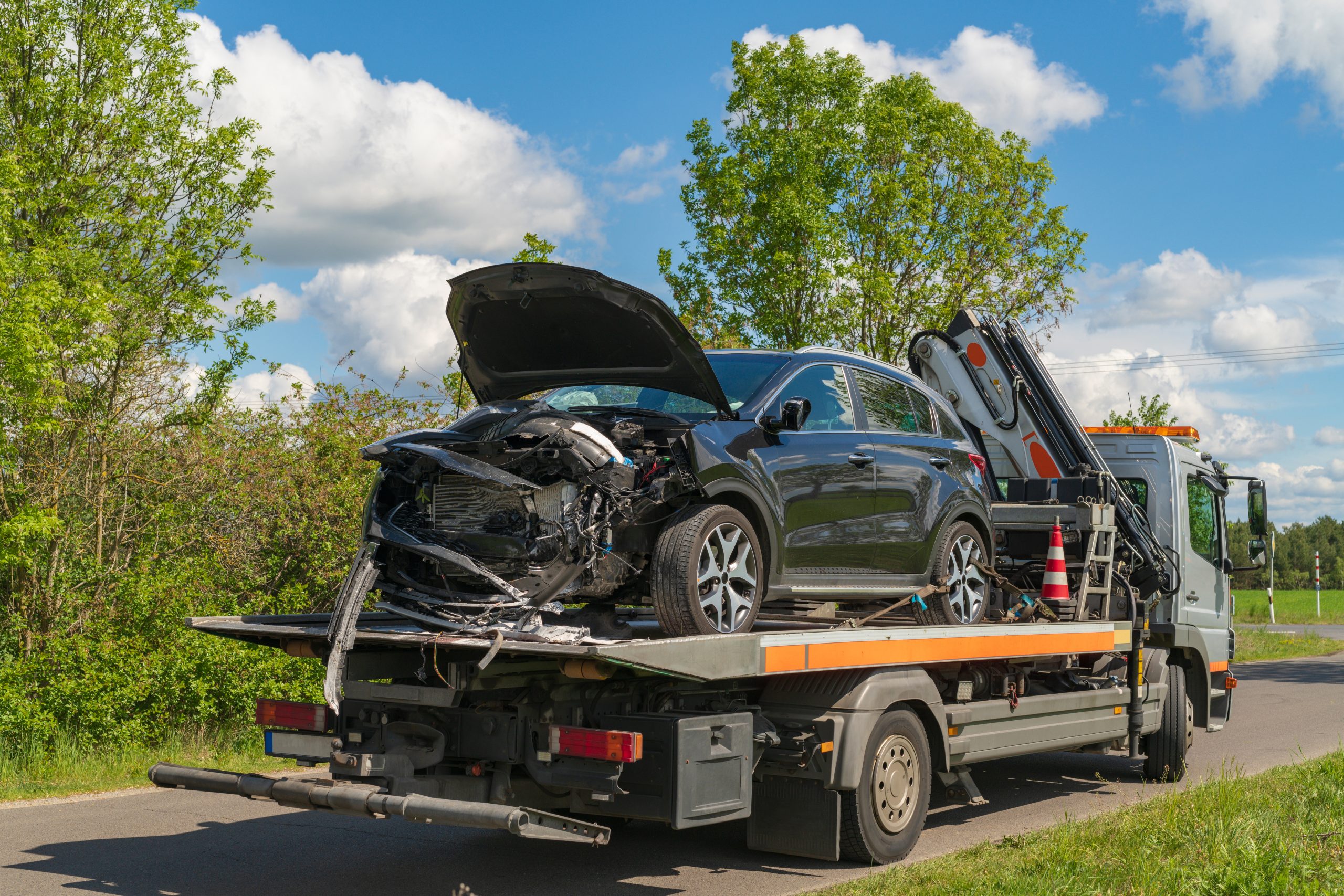 epave voiture