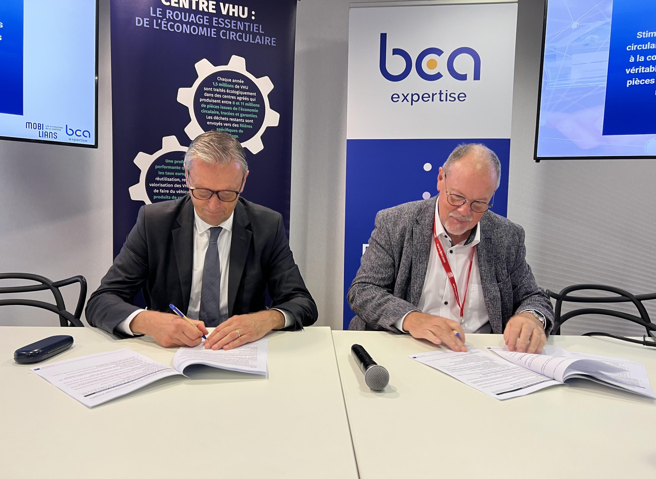 Bca Le Dossier Suit Une Gestion En Autre Signature de la charte professionnelle BCA Expertise / Mobilians – Branche  Recycleurs - BCA Expertise